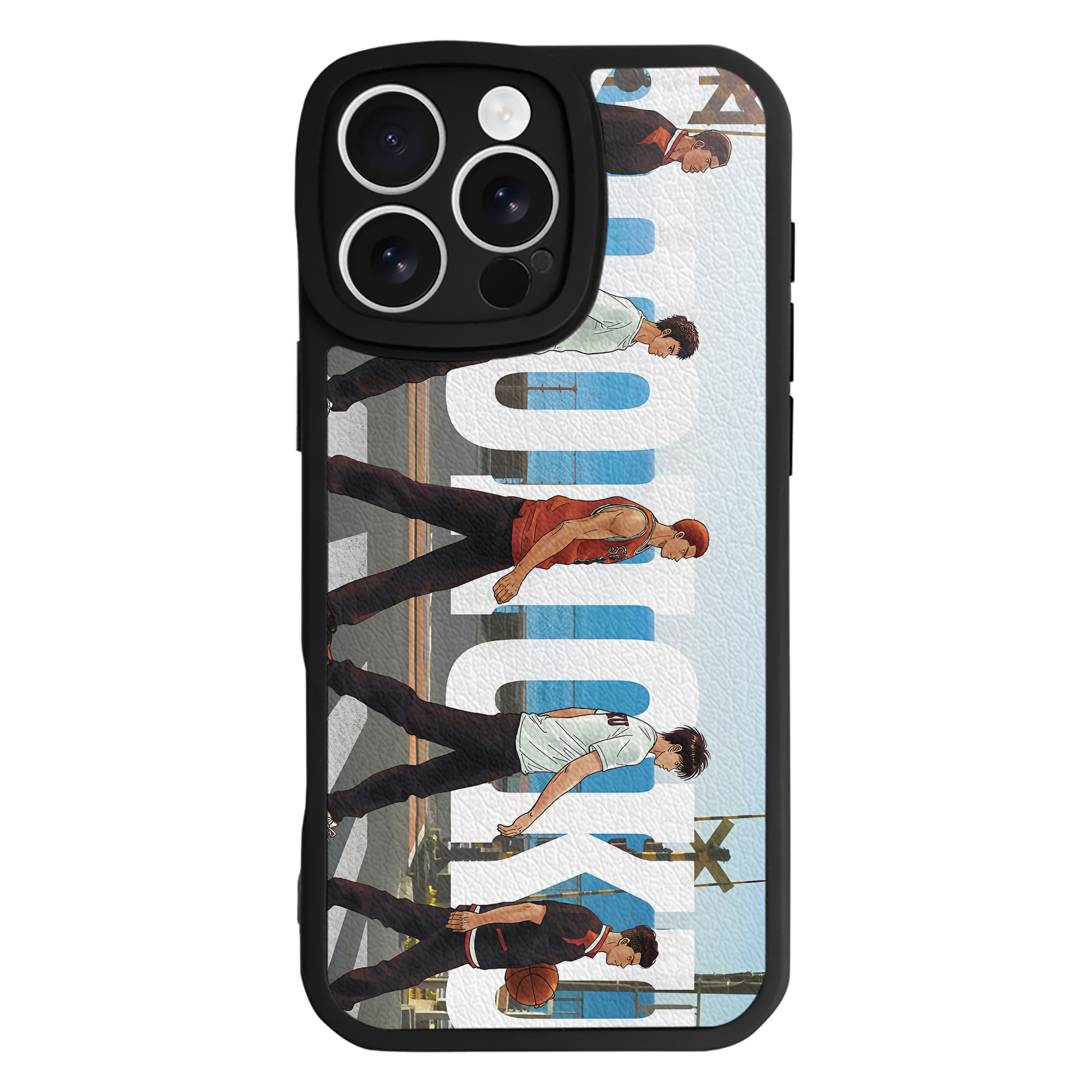 （画像用） SLAM DUNK／スラムダンク 【iPhone 16シリーズ対応】シリコンスマホケース（レザー調） 材質：シリコン